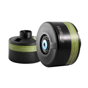 Avon Protection CBRNCF50 filter - top and bottom views