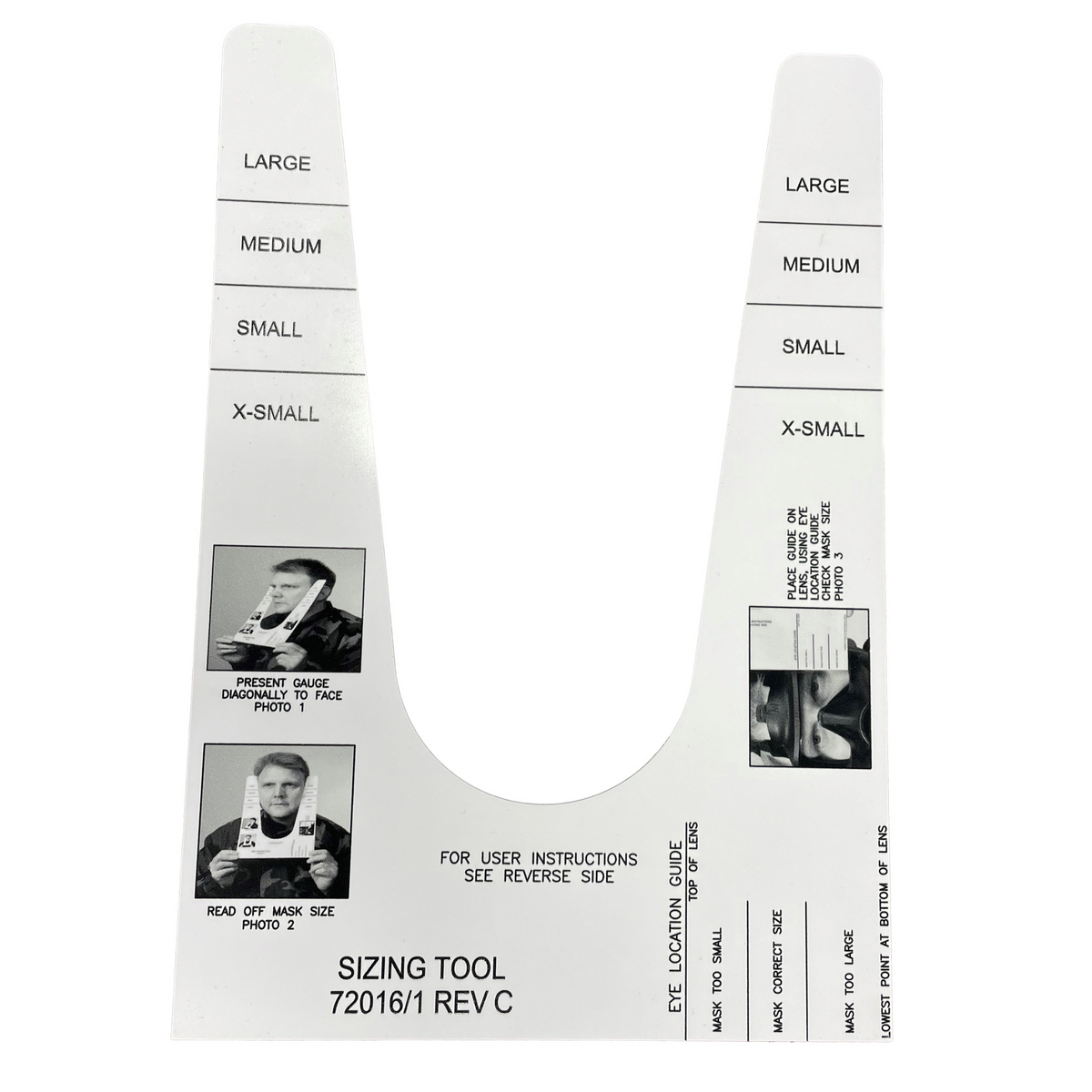 FM53/FM54 Face Sizing Tool