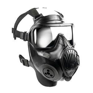 Avon Protection C50 gas mask at angle